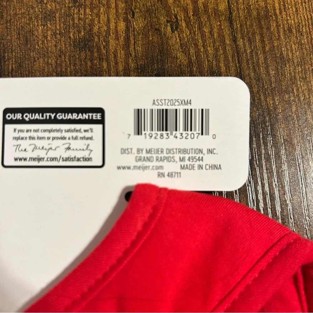 Baby Bib - One Cute‎ Cookie-Red